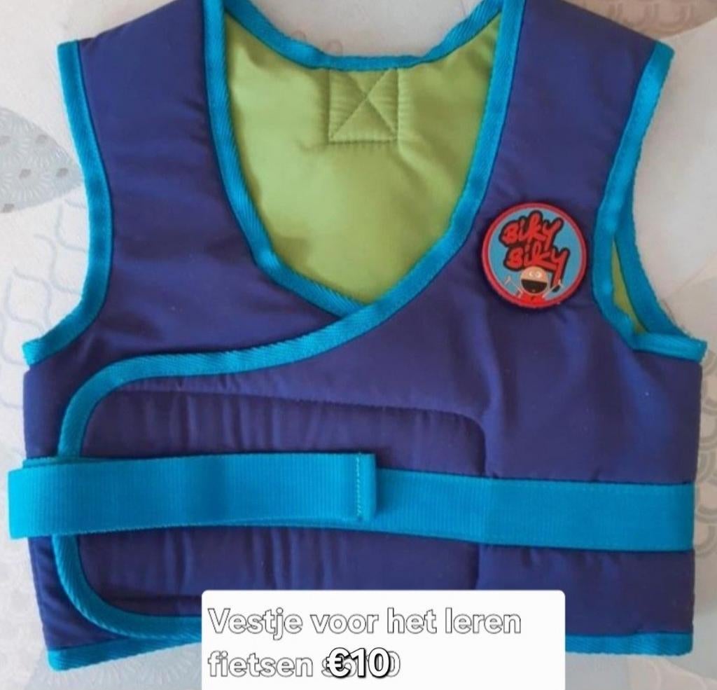 Biky biky fietsvest met handvat - leren fietsen, Ophalen of Verzenden