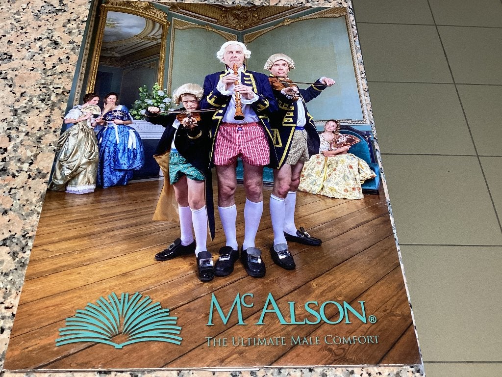 Verzamelitem karton Mc ALSON . The ultimate Male Comfort, Verzamelen, Overige Verzamelen, Ophalen of Verzenden, Zo goed als nieuw