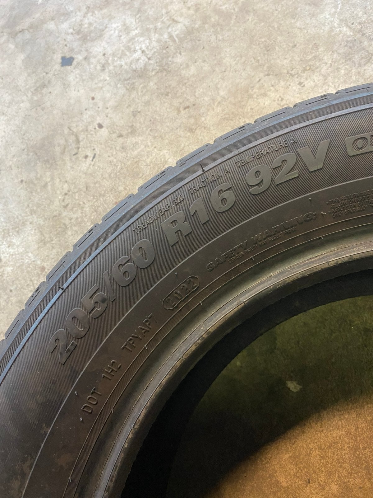 205 60 16 Kumho, Enlèvement