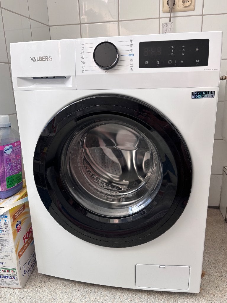 Valberg wasmachine, Elektronische apparatuur, Wasmachines, Ophalen, 1200 tot 1600 toeren, 8 tot 10 kg, Zo goed als nieuw