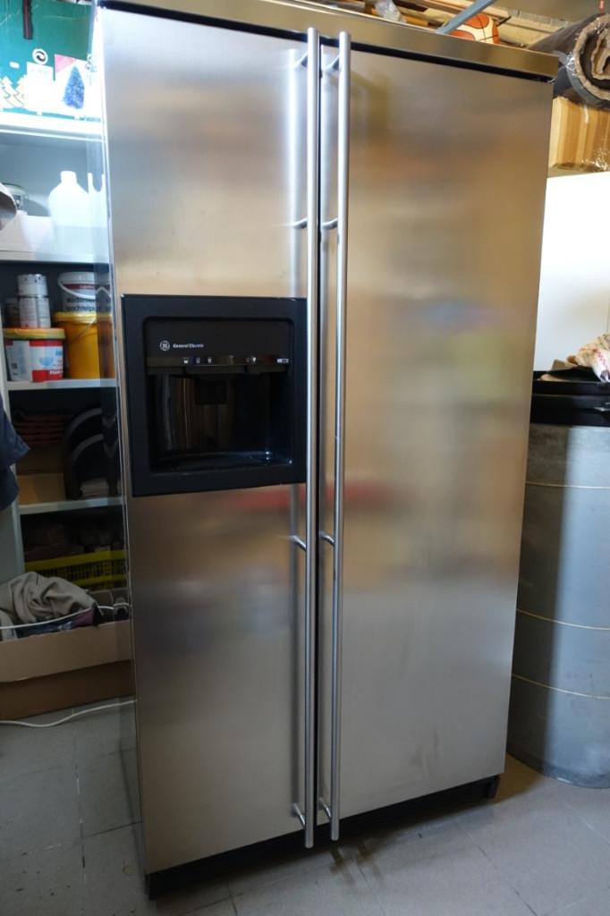 Americanse koelkast van General Electric, Elektronische apparatuur, Ophalen, Gebruikt, 200 liter of meer, 60 cm of meer