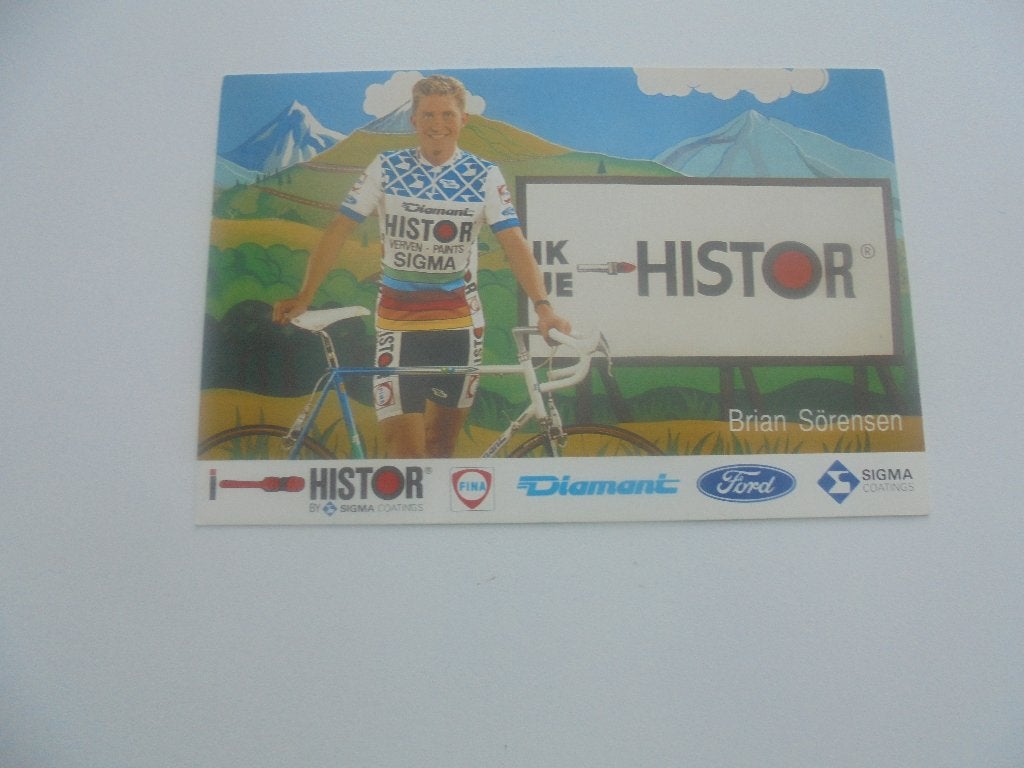 wielrenner- brian sorensen, Envoi, 1980 à nos jours, Comme neuf, Photo