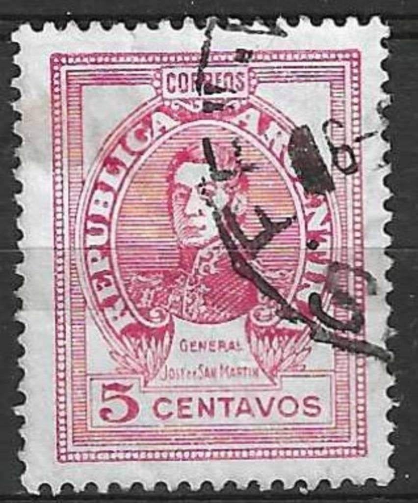 Argentinie 1945 - Yvert 462 - Jose de San Martín (ST), Verzenden, Gestempeld