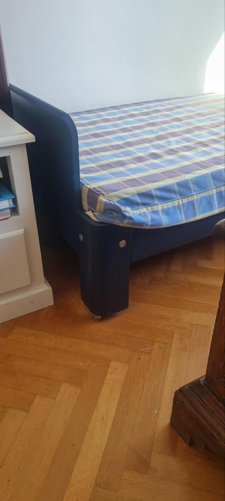 lit complet une personne auping avec bac rangement, Enfants & Bébés, Chambre d'enfant | Lits, Comme neuf, 180 cm ou plus, 70 à 85 cm