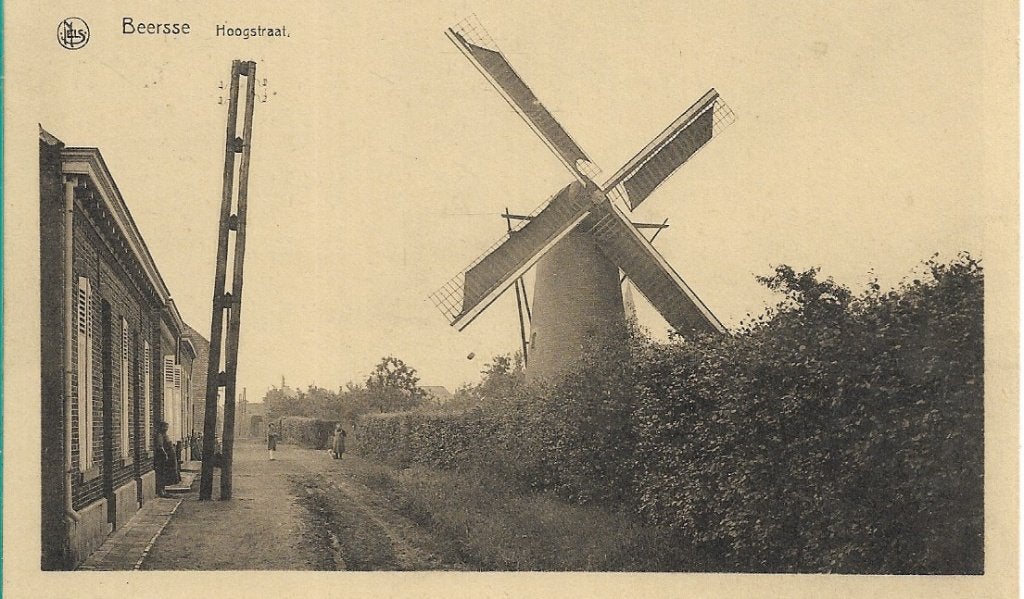 Beerse molen, Verzamelen, Ophalen of Verzenden, 1920 tot 1940, Gelopen, Antwerpen