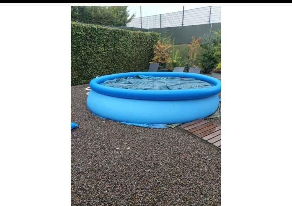 Piscine intex complète, Jardin & Terrasse, Piscines, Rond, Comme neuf, Enlèvement, Piscines hors sol