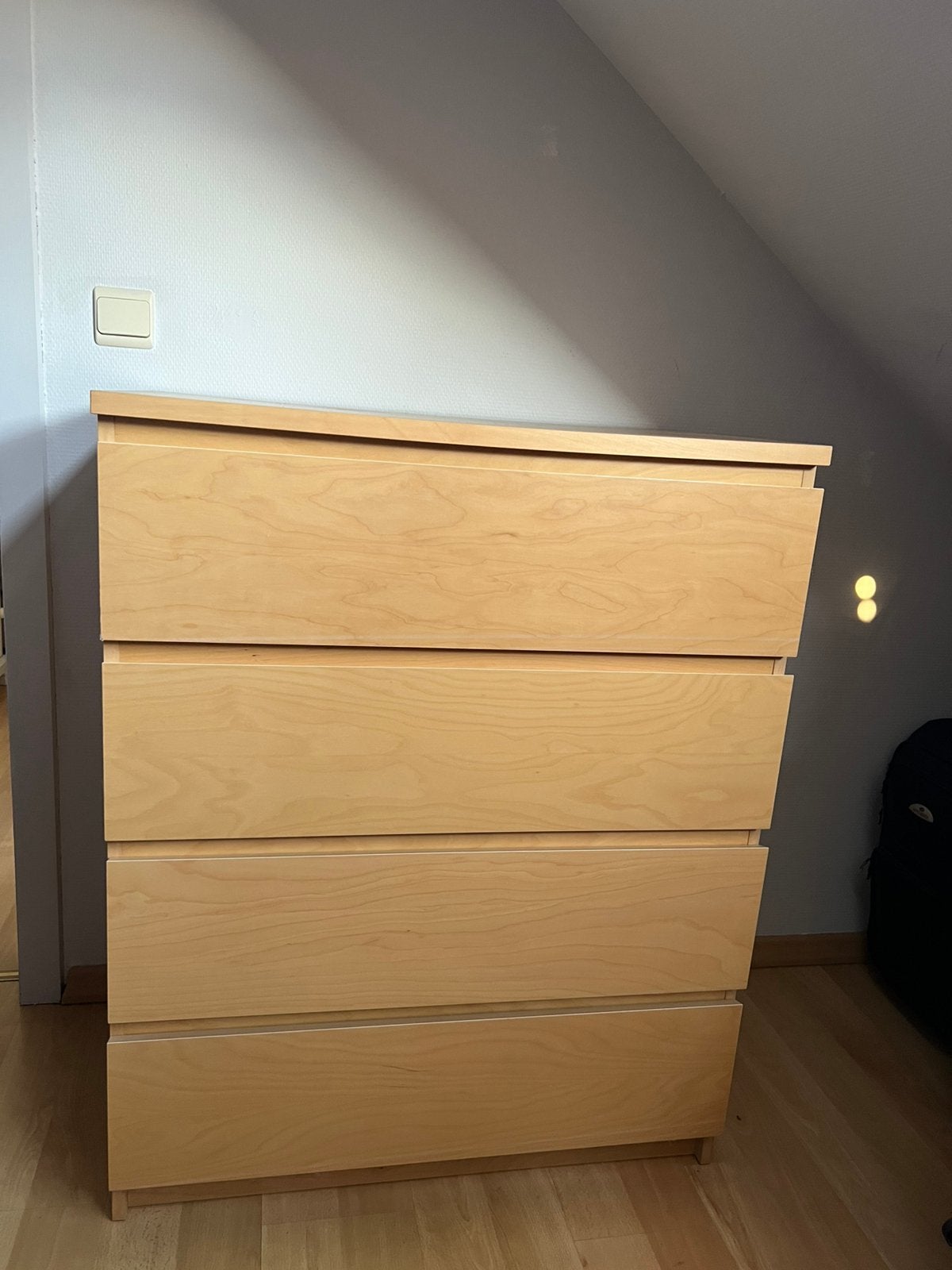 IKEA ladekast met 4 lades, Ophalen, Gebruikt, 100 tot 150 cm, 50 tot 100 cm