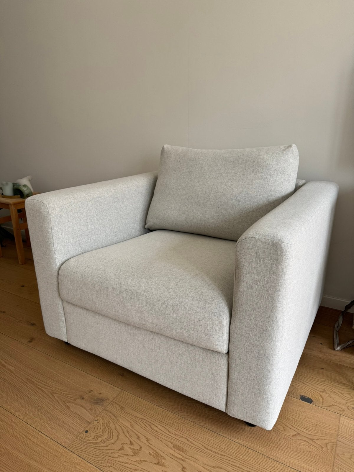 Ikea VIMLE 1-zits fauteuil - Gunnared Beige, Maison & Meubles, Enlèvement, Comme neuf, Une personne