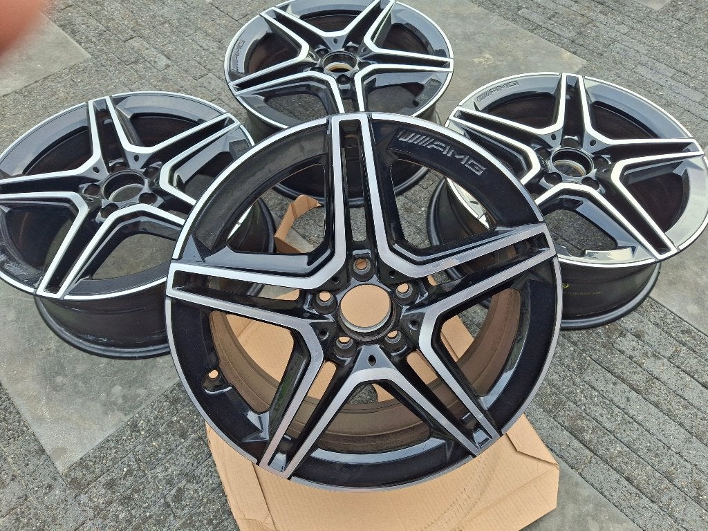 18 Inch Mercedes 5x112 AMG velgen A/B/CLA W177, Auto-onderdelen, Ophalen, 18 inch, Gebruikt, Banden en Velgen