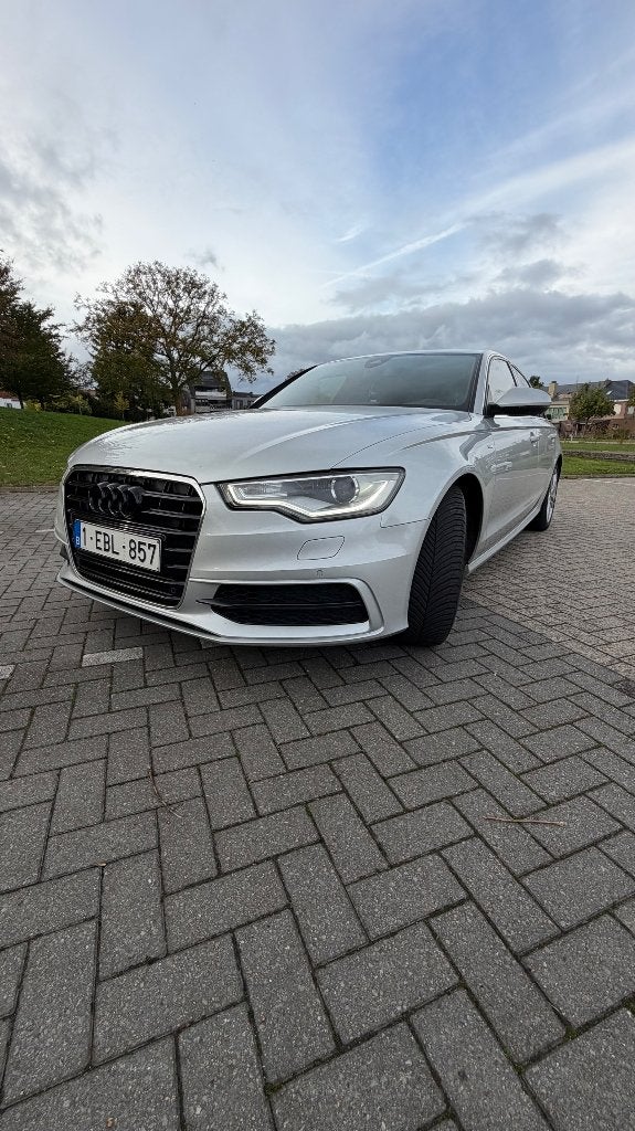 Audi A6 Sline, Voorwielaandrijving, Leder, Particulier, Zilver of Grijs