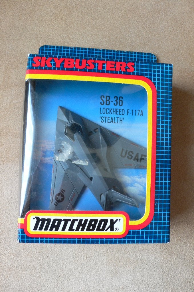 Matchbox Lockheed F-117A, Ophalen of Verzenden, Zo goed als nieuw, Overige typen