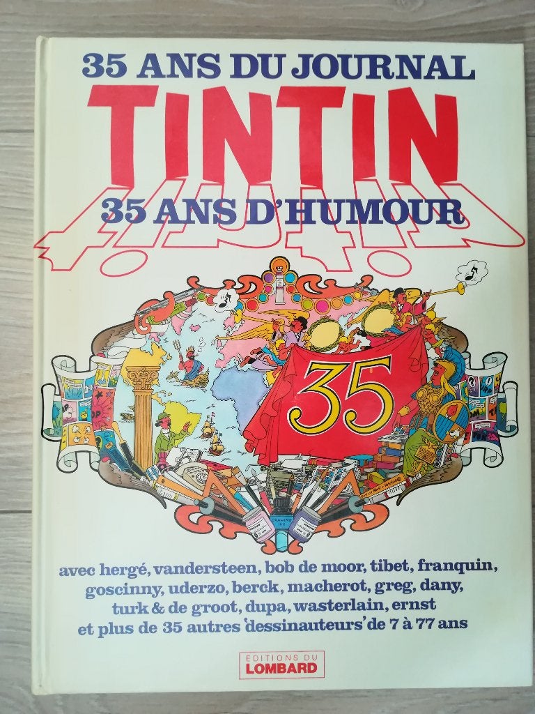 35 ans du journal tintin 1981 (128 pages), Livres, Enlèvement ou Envoi, Utilisé
