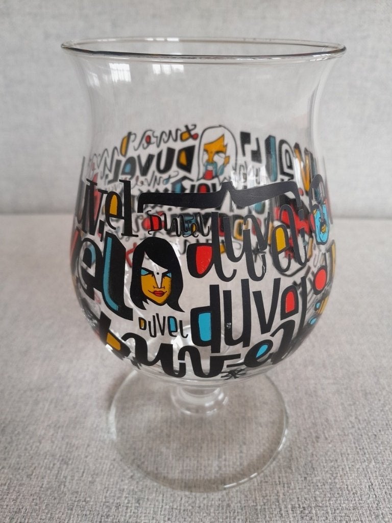 Duvel Denis Meyers 2010 glas bierglas, Ophalen of Verzenden, Glas of Glazen, Duvel