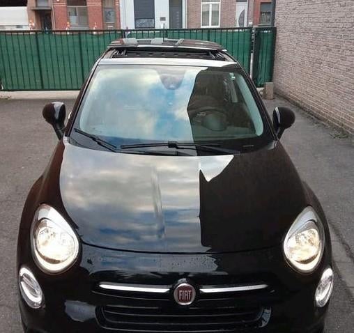 Fiat 500X City Cross/1.0 Firefly 120 Pk/Panoramadak, Auto's, Voorwielaandrijving, Euro 6, 500X, Zwart
