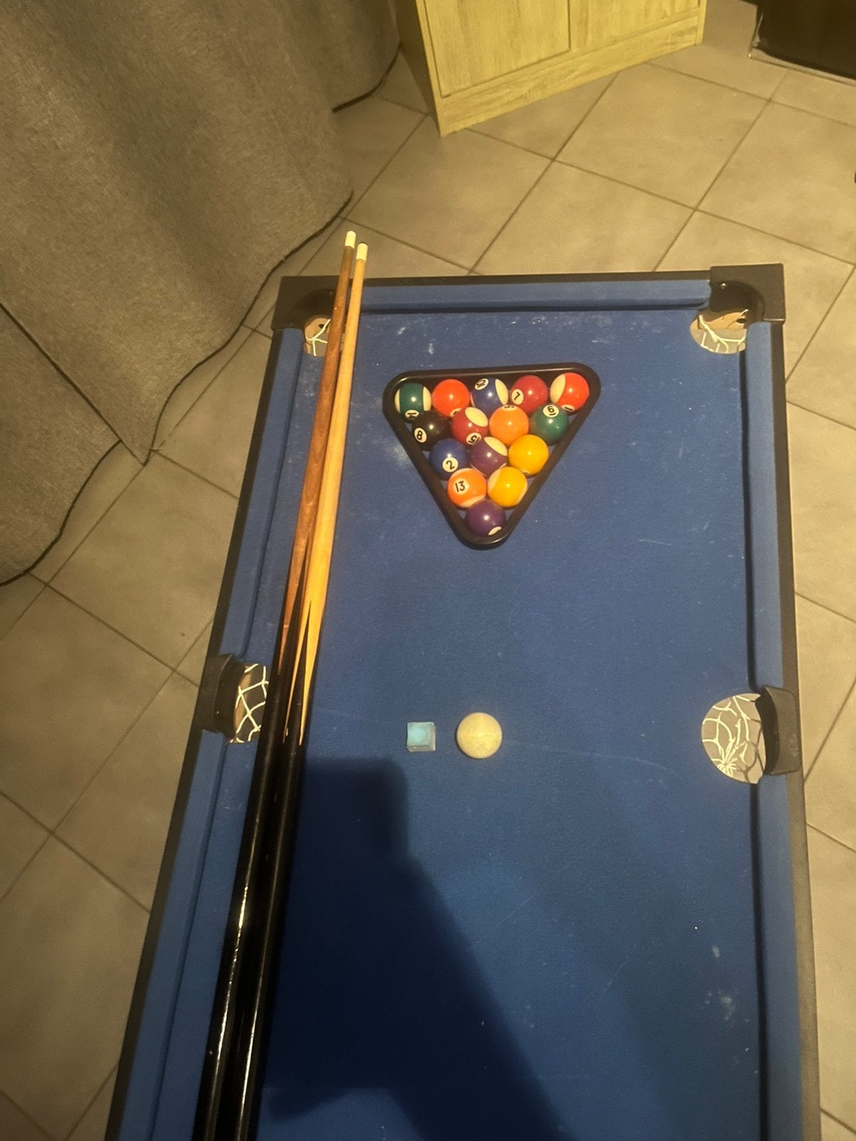 Biljart tafel voor kinderen || Hout || Alles er op en er aan, Ophalen, Gebruikt, Jongen of Meisje