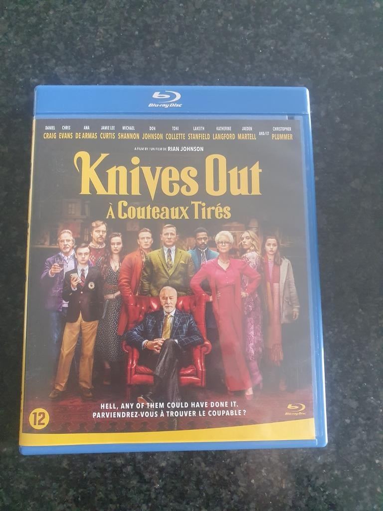 Knives out blu ray NL FR, Ophalen of Verzenden