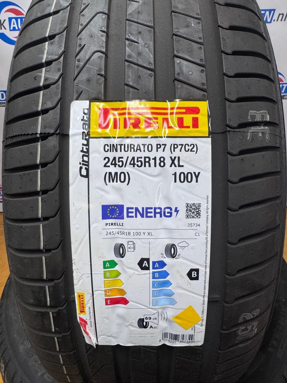 2x Pirelli Cinturato P7 MO XL 245/45 R18 100Y (NIEUW) 245/45, Neuf, 245 mm, Véhicule de tourisme, Pneus été