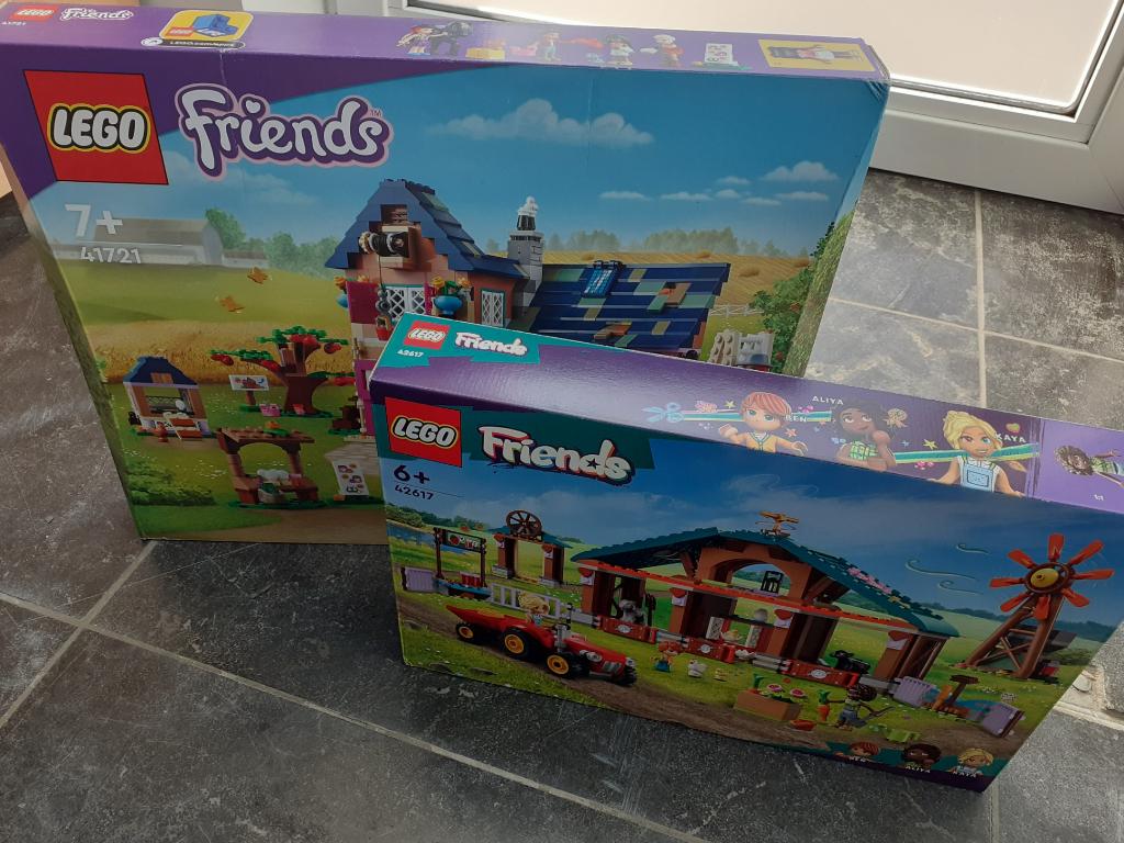 LEGO Friends biologische boerderij 41721 en 42617, Kinderen en Baby's, Speelgoed | Duplo en Lego, Ophalen, Lego, Nieuw, Friends