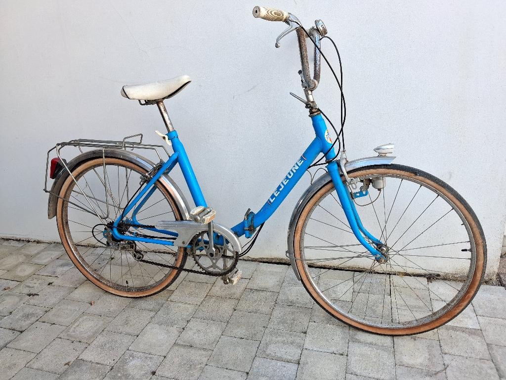 vélo pliant Lejeune vintage, Vélos & Vélomoteurs, Frein sur jante, Comme neuf, Enlèvement, Partiellement pliable