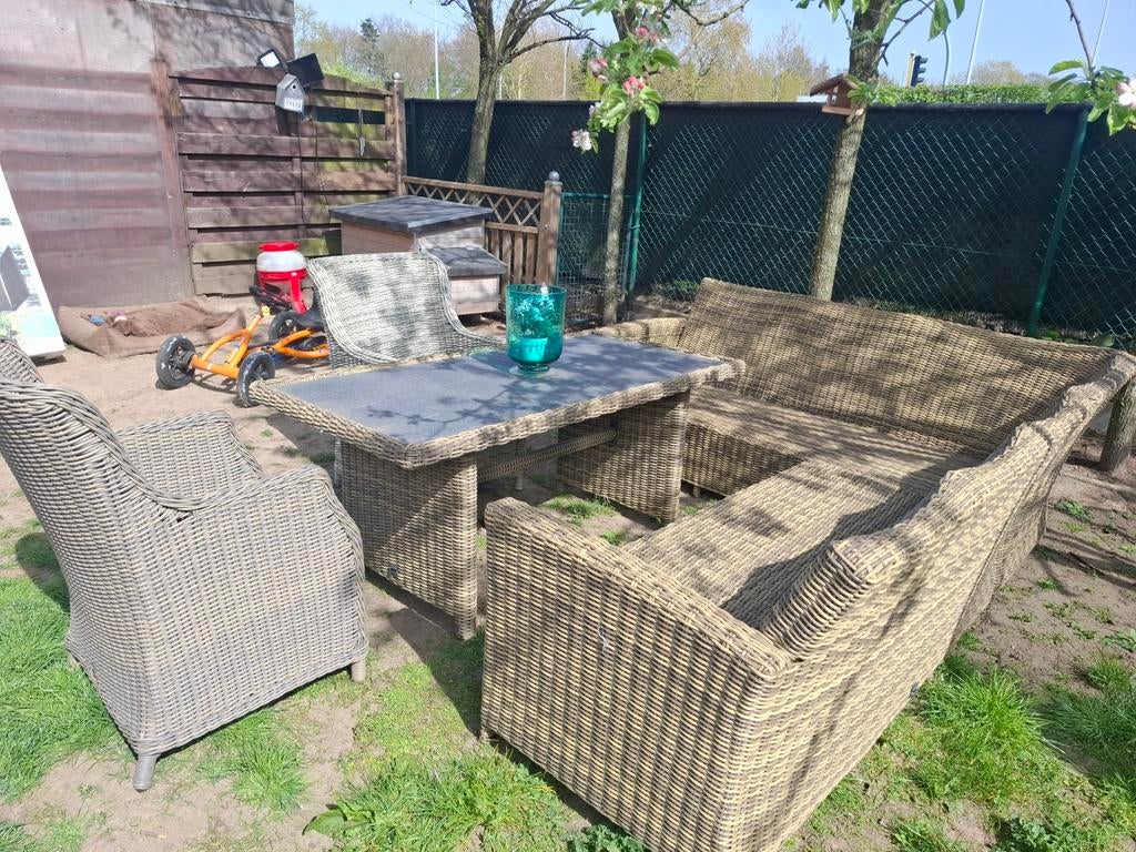 Bankstel lounge tuin perfecte staat, Ophalen
