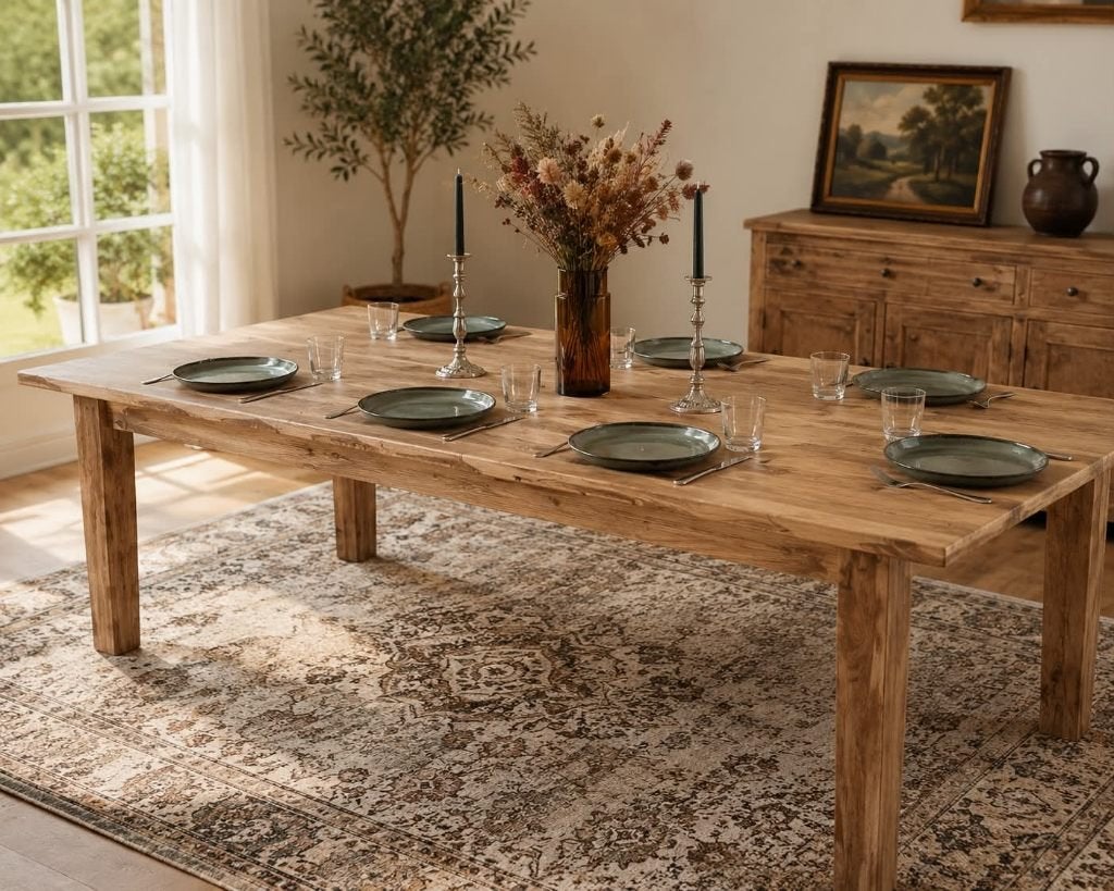 grote massieve kloostertafel, Enlèvement