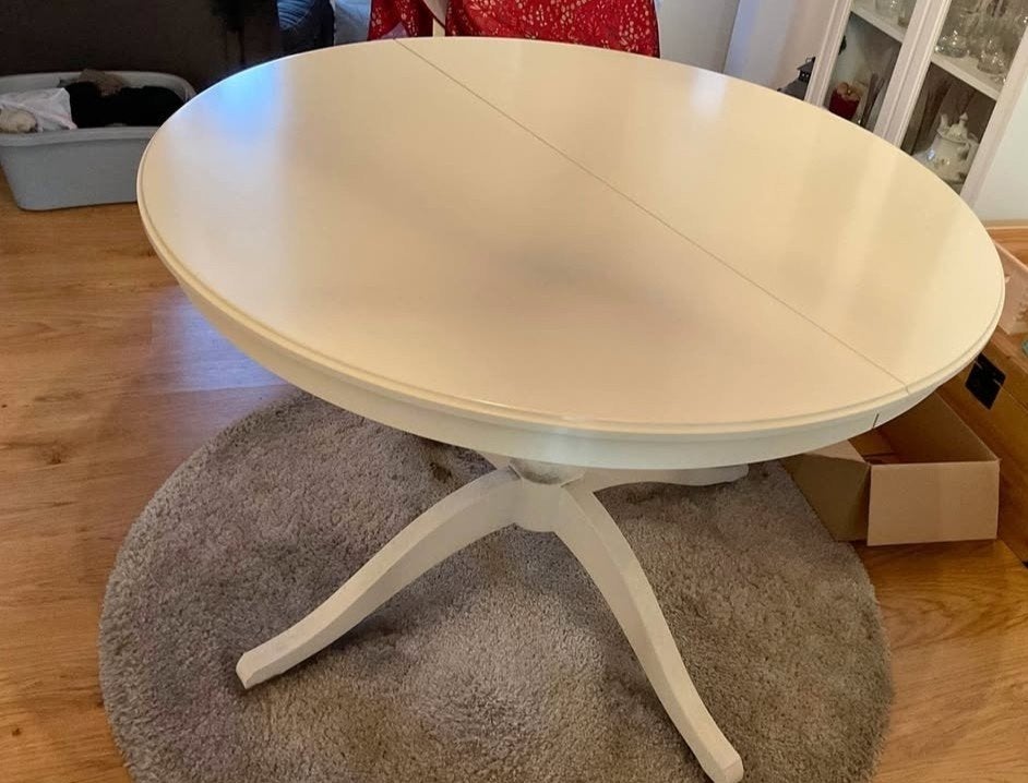 eettafel rosentorp, Ophalen