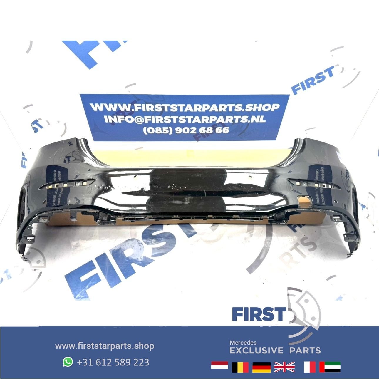 V177 A Klasse SEDAN AMG ACHTERBUMPER ORIGINEEL Mercedes 2018, -, Ophalen of Verzenden, Achter, Bumper