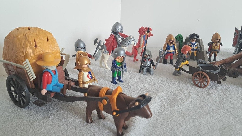 Playmobil: ridders, Kinderen en Baby's, Speelgoed | Playmobil, Ophalen, Gebruikt, Complete set, Overige typen