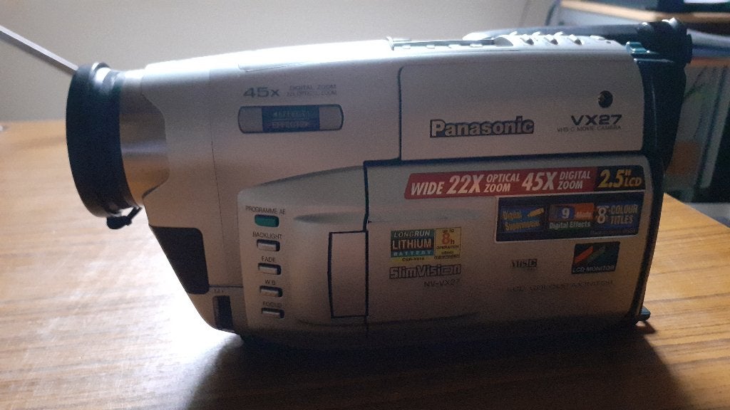 Camera  Panasonic VHS-C Movie Camera, TV, Hi-fi & Vidéo, Enlèvement, VHS-C ou SVHS-C, Caméra