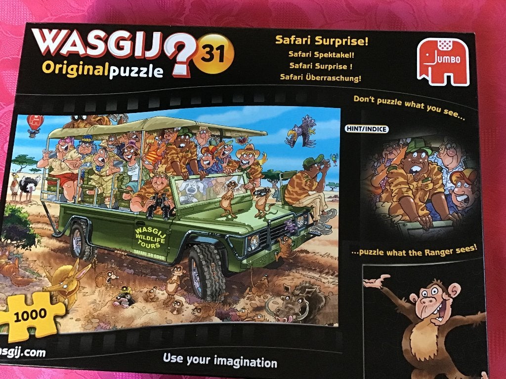 Puzzel wasgij 1000, Enlèvement, 500 à 1500 pièces, Utilisé, Puzzle