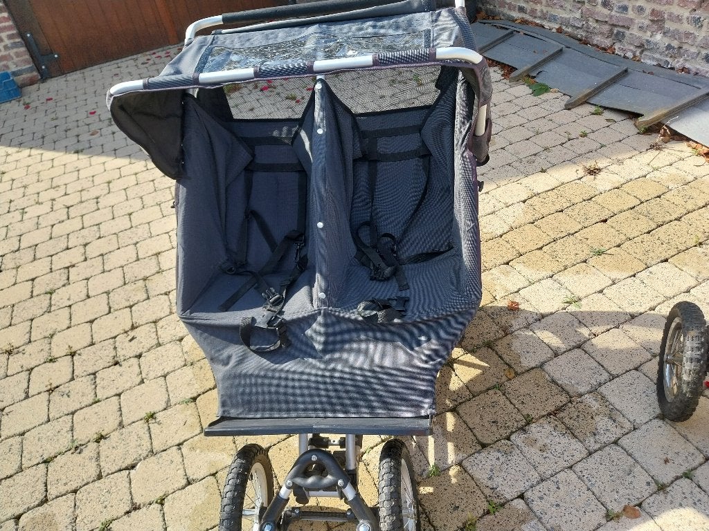 Poussette double, Enlèvement, Utilisé, Poussette combi, Voiture duo