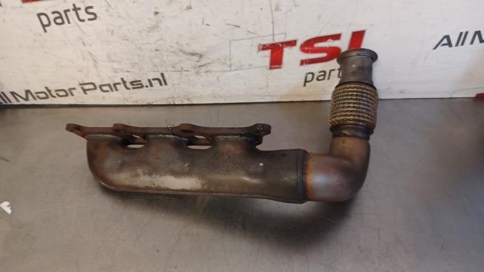 Tubulure d'échappement d'un Audi A6, -, 3 mois de garantie, Audi, Utilisé