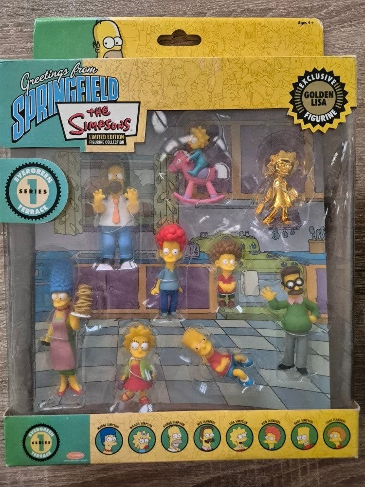 The Simpsons Greetings From Springfield Series 1 + Golden, Collections, Enlèvement ou Envoi, Comme neuf