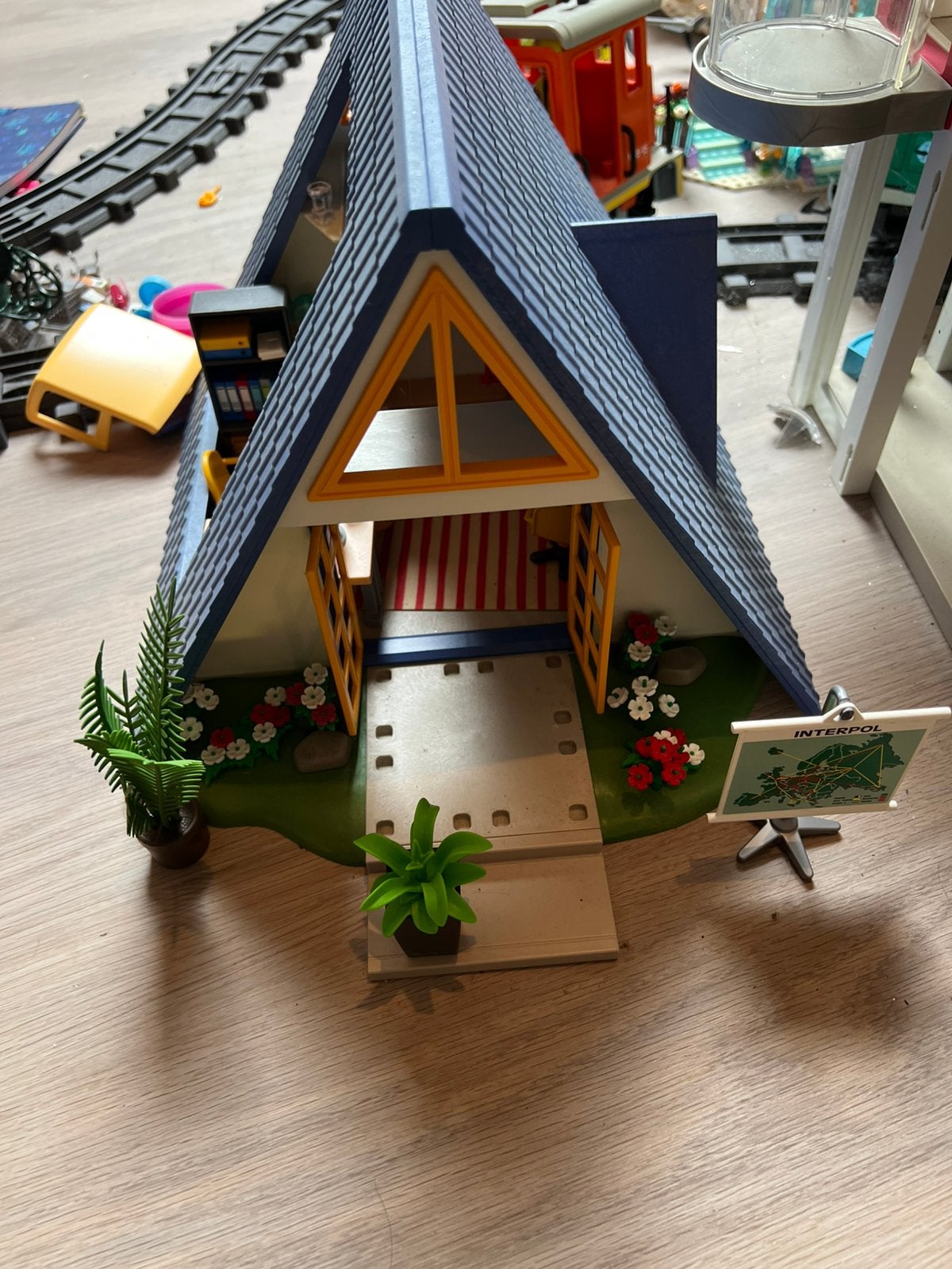 Vakantiehuisje Playmobil, Kinderen en Baby's, Ophalen, Gebruikt, Gebouw, Complete set