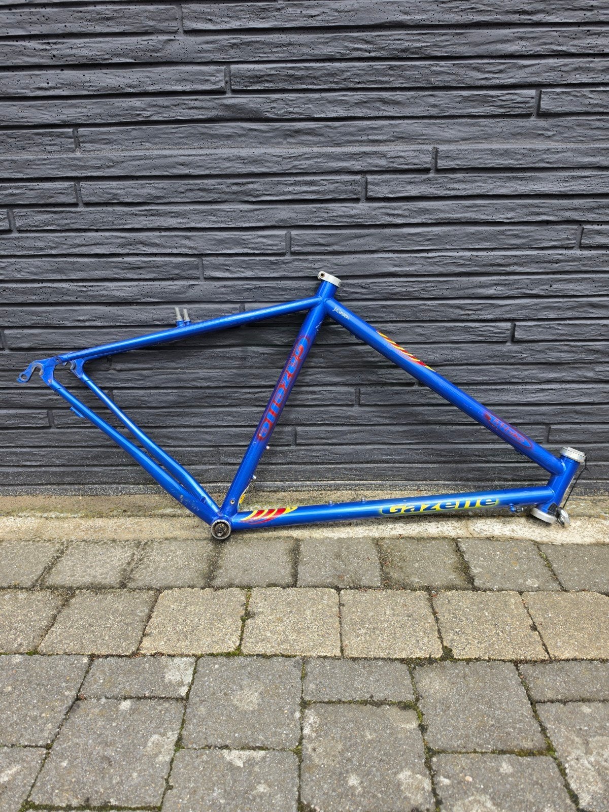 Cadre VTT vintage rétro Gazelle M-bike Goldline Reynolds 853, Vélos & Vélomoteurs, Vélos Pièces, Acier, Comme neuf, Mountainbike