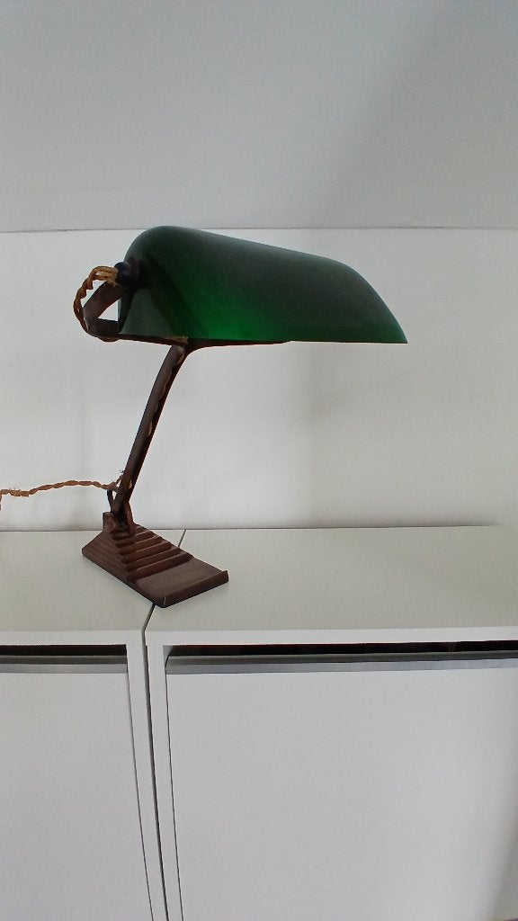 Bankierslamp, Antiek en Kunst, Antiek | Verlichting, Ophalen