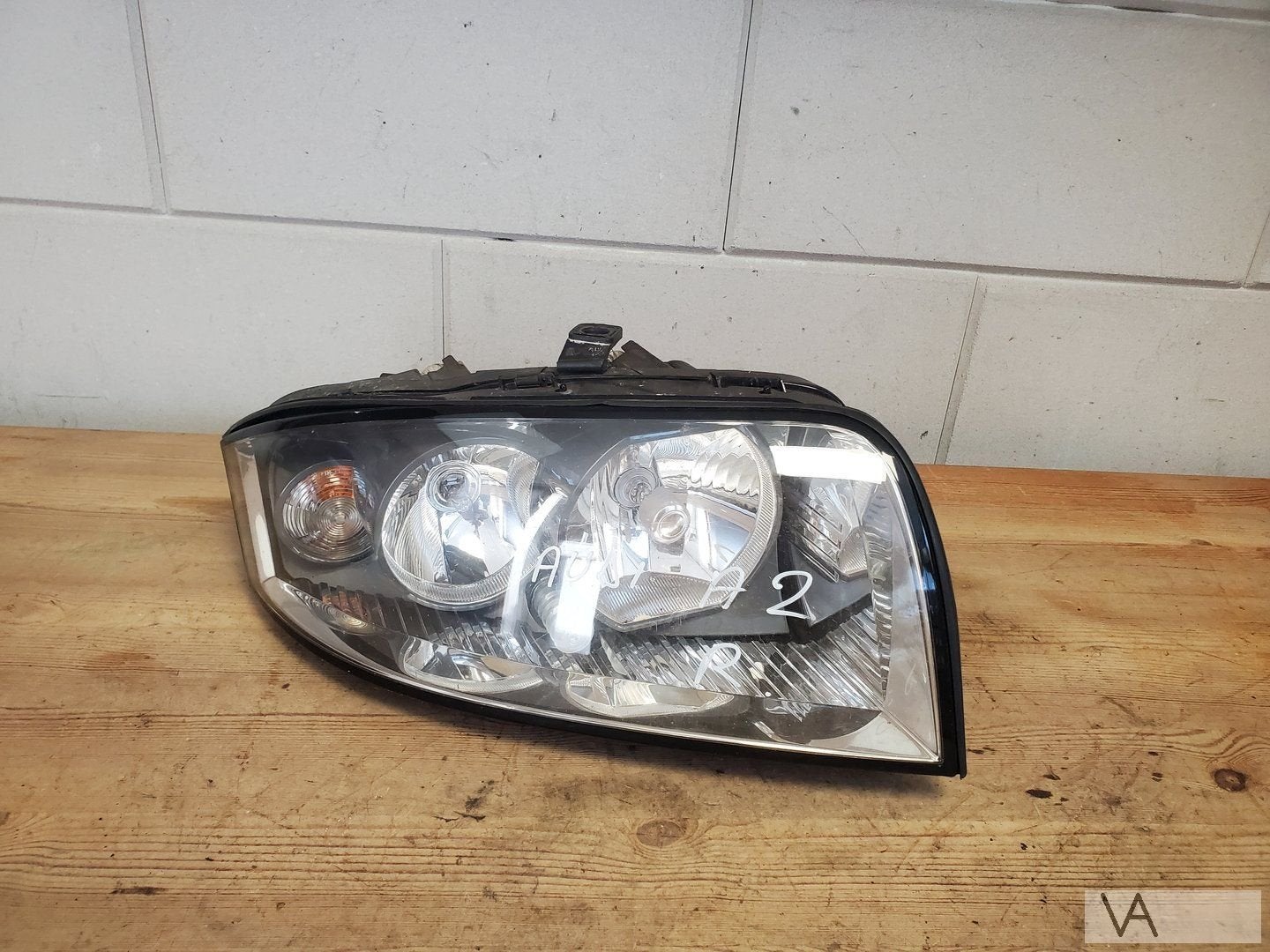 Audi A2 2000 - 2006 koplamp rechts nette staat 8z0941004k, -, Audi, Utilisé, -