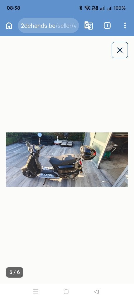Scooter, Autres modèles, 125 cm³, Enlèvement, Utilisé
