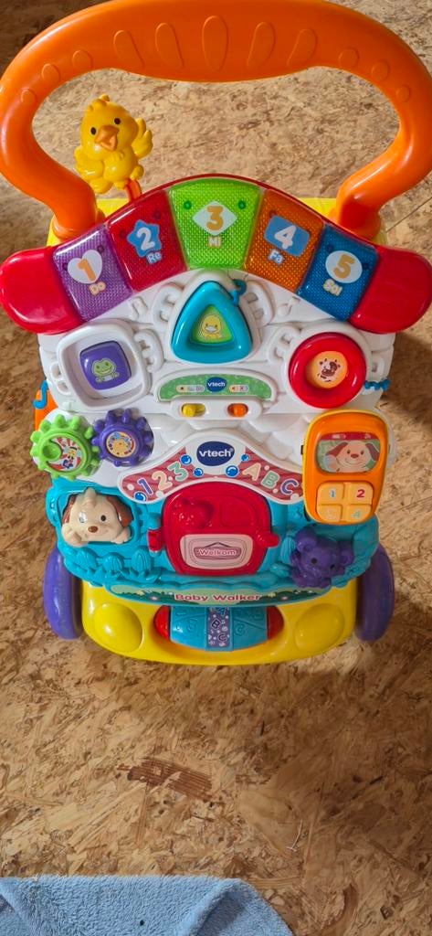 Loopwagen vtech, Ophalen