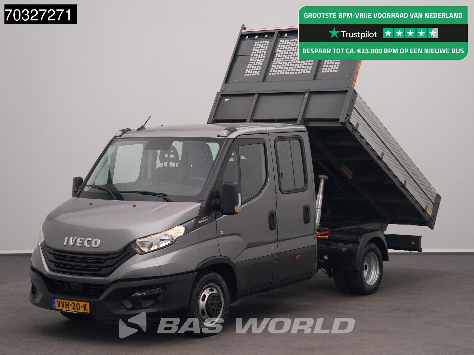Iveco Daily 35C21 3.0L Automaat Dubbel Cabine Dubbellucht 3,, Argent ou Gris, Achat, Euro 6, Entreprise