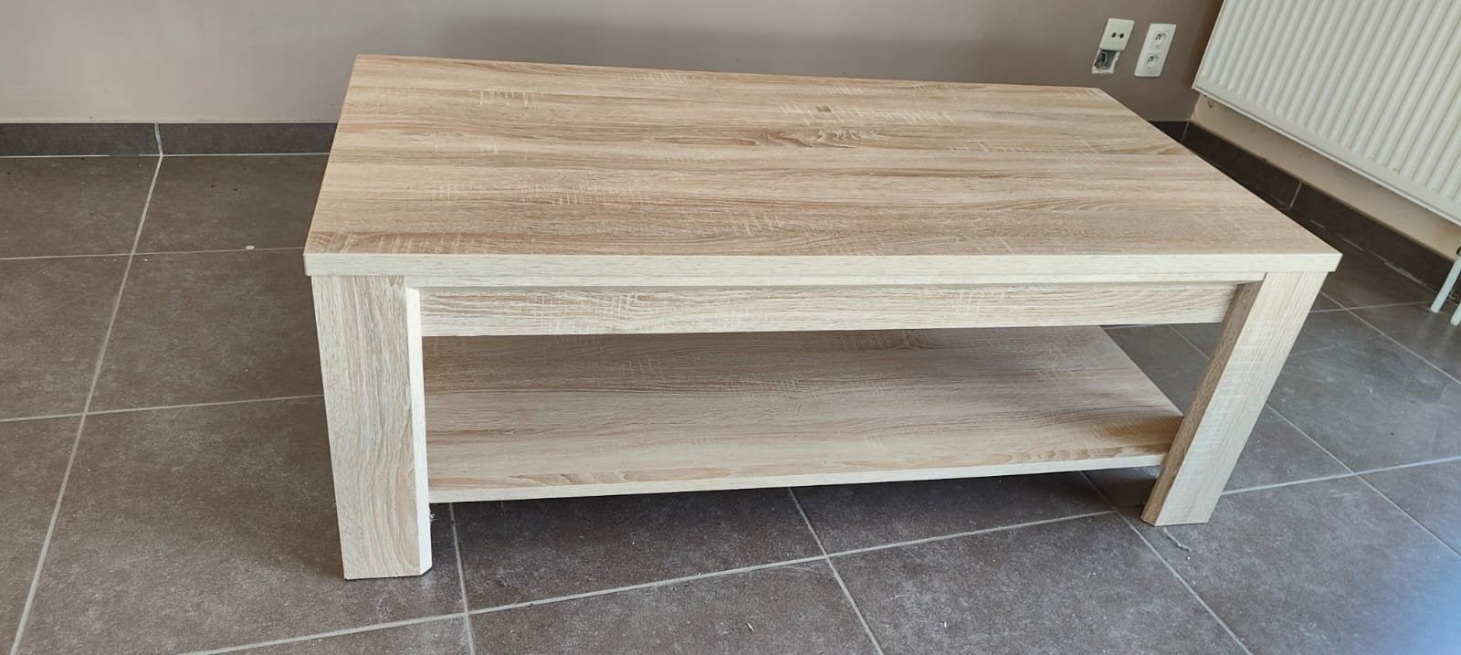 table de salon, Ophalen, Eikenhout