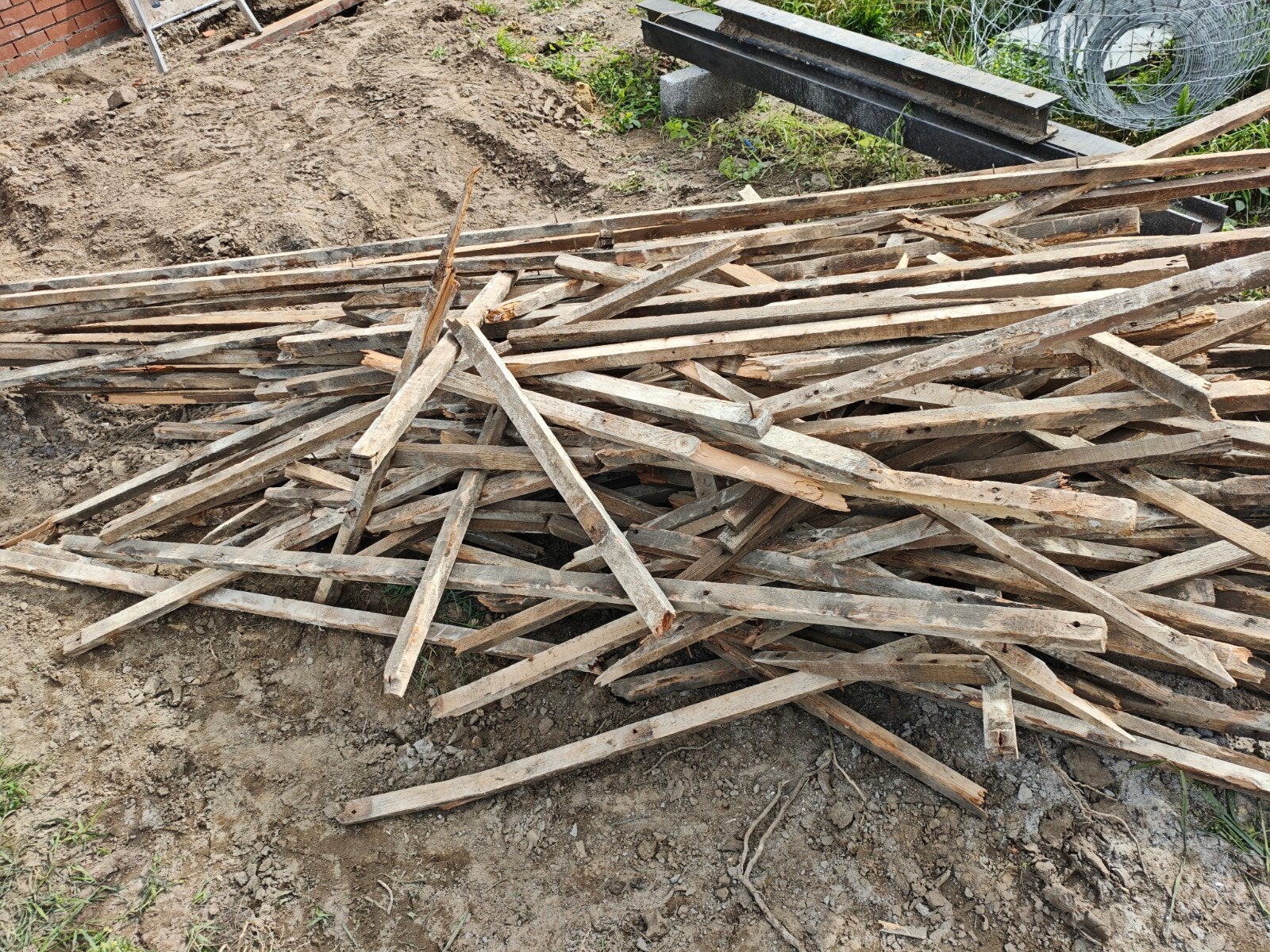 gratis brandhout, aanmaakhout, pannelatten, Ophalen