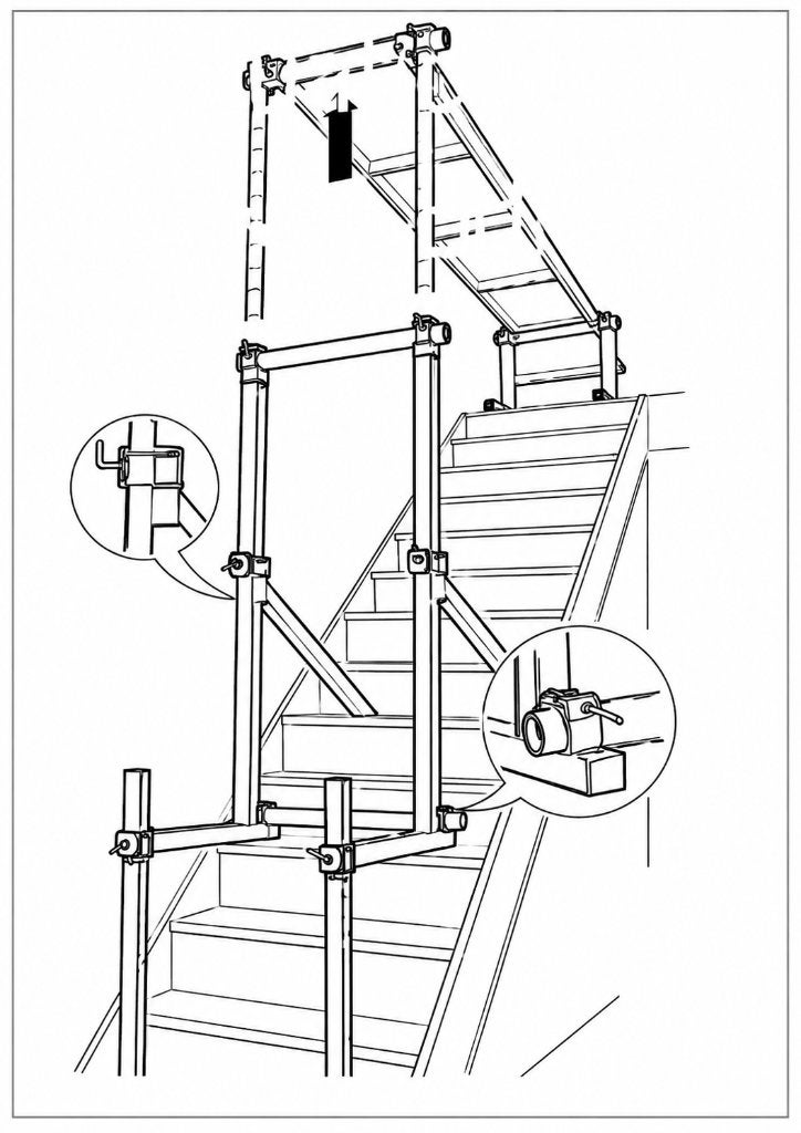 trapstelling bouw, Ophalen, Gebruikt, Overige typen