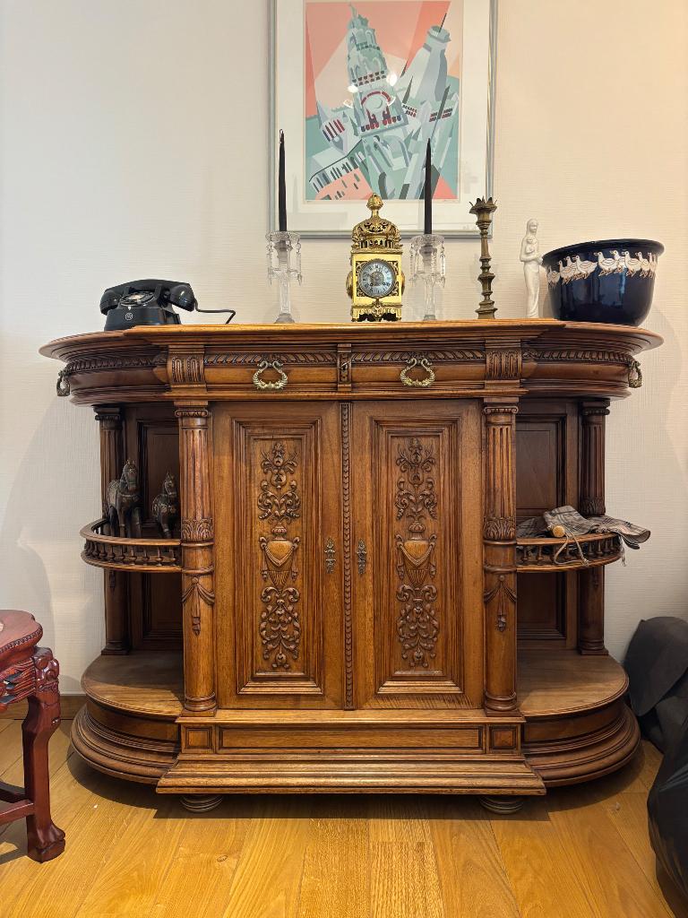 Antiek dressoir, Antiek, Avec tablette(s), 150 à 200 cm, Enlèvement