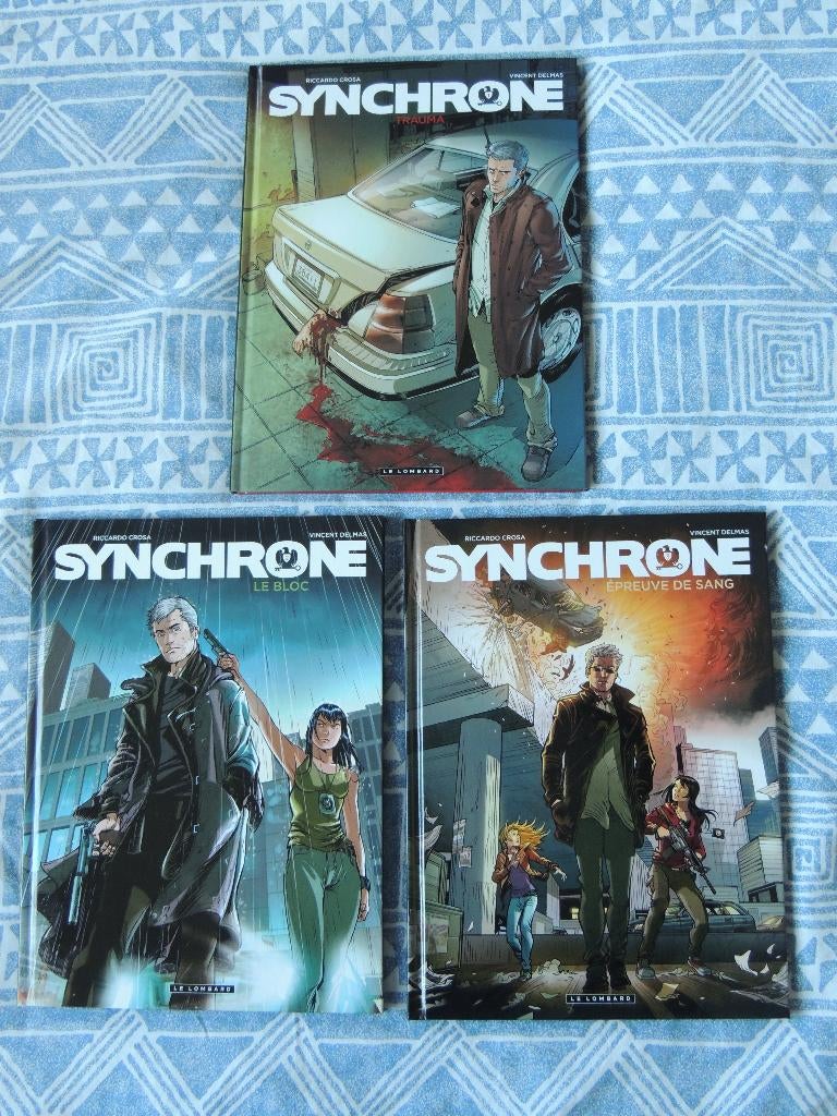Synchrone Série complète EO 3 tomes, Enlèvement ou Envoi, Vincent Delmas, Série complète ou Série, Comme neuf