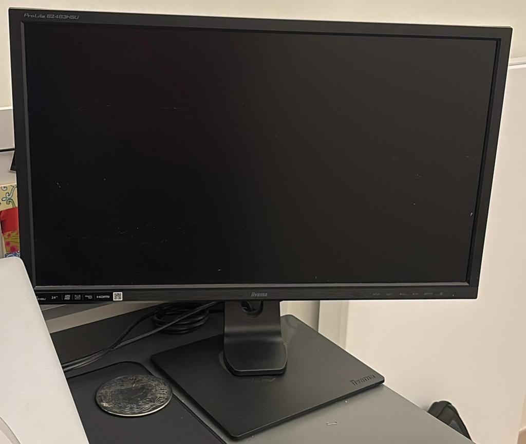 iiyama ProLite B2483HSU 24 inch, Computers en Software, Monitoren, Ophalen, Zo goed als nieuw, HD, HDMI