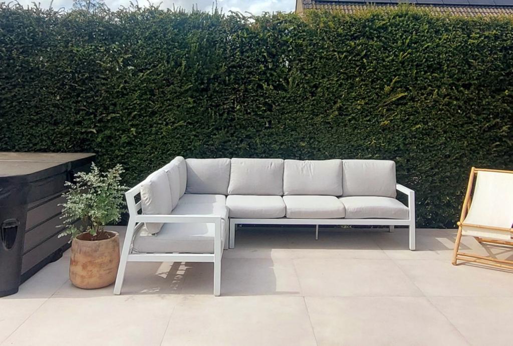 loungeset aluminium, Tuin en Terras, Tuinsets en Loungesets, Loungeset, Ophalen