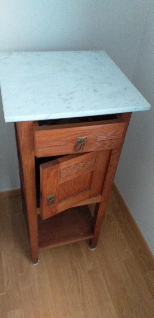 bijzetkastje/nachtkastje hout, Antiek en Kunst, Antiek | Meubels | Kasten, Ophalen