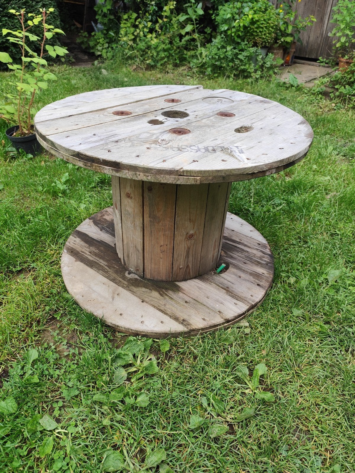Houten bobijn 10€, Ophalen, Gebruikt, Rond, Hout
