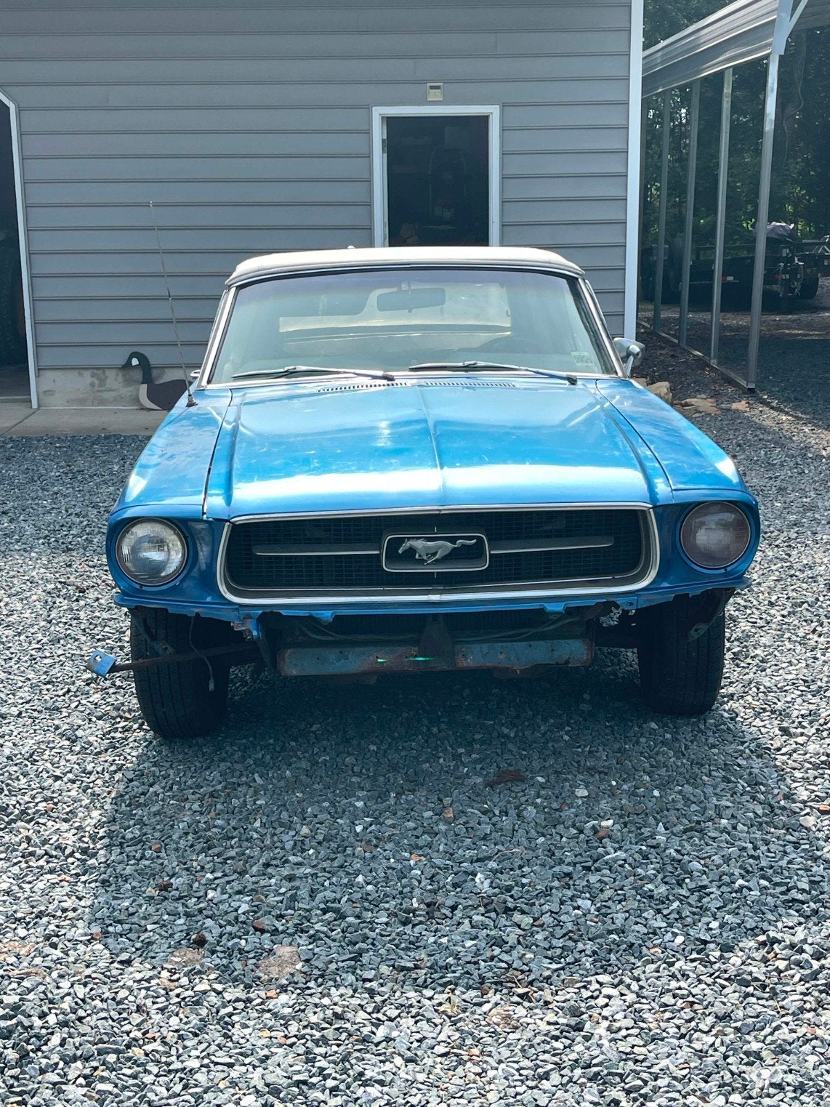 Ford Mustang Cabrio 1967, Auto's, Oldtimers, 100 kW, 4 zetels, Cabriolet, Blauw